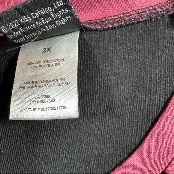 KISS Band Raglan Baseball Tee - Picture 4 of 5